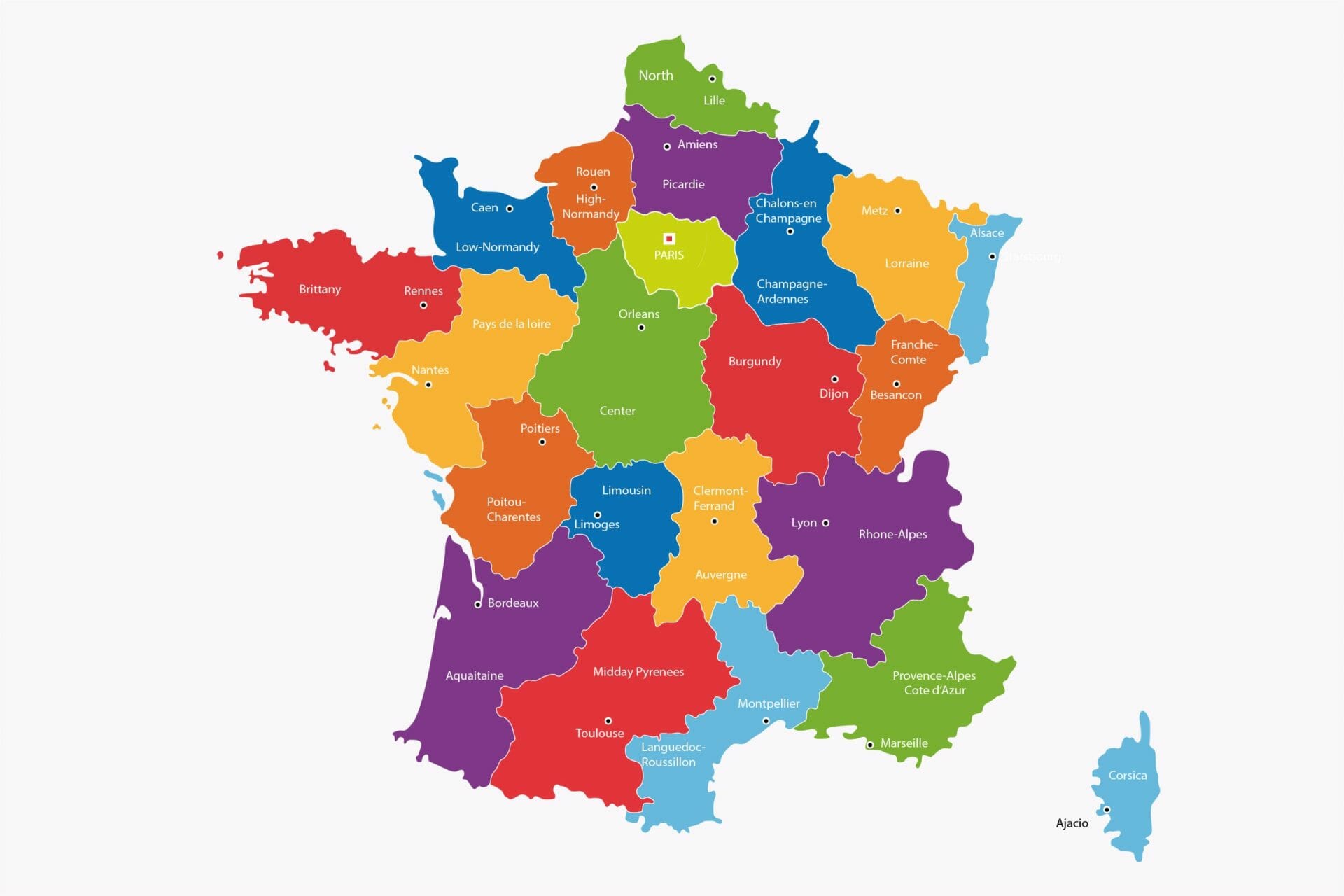 france carte vector