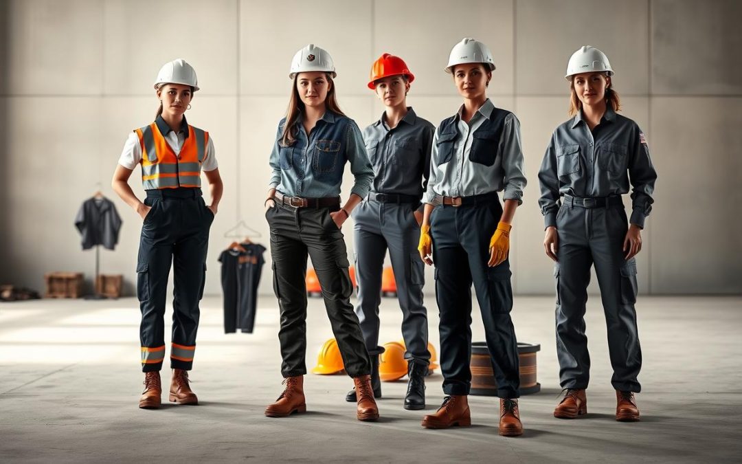 Tenues de travail pour femmes dans le bâtiment