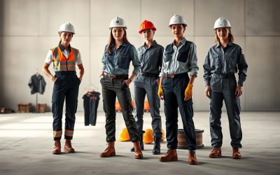 Tenues de travail pour femmes dans le bâtiment