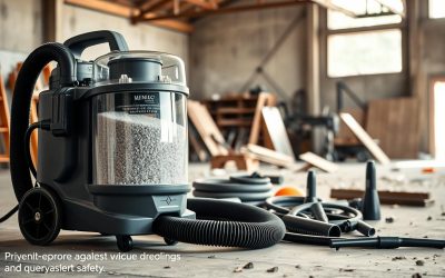 Aspirateur de chantier classe M pour poussière de silice